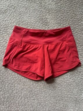 Lululemon Women's Burnt Red Performance Shorts